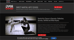Desktop Screenshot of directmartialarts.com